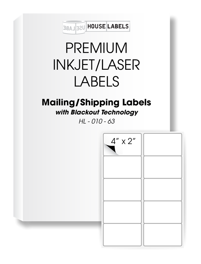 Shipping Label Sticker Paper for Printer A4 Size 10 sheets