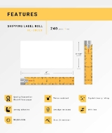 Picture of Dymo - 30323 Shipping Labels (50 Rolls - Best Value)