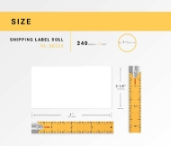 Picture of Dymo - 30323 Shipping Labels (50 Rolls - Best Value)