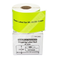 Picture of Dymo - 30256 GREEN Shipping Labels (12 Rolls – Best Value)