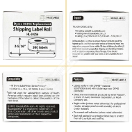 Picture of Dymo - 30256 GREEN Shipping Labels (12 Rolls – Best Value)