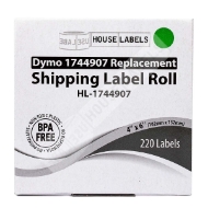 Picture of Dymo - 1744907 GREEN Shipping Labels (20 Rolls - Best Value)