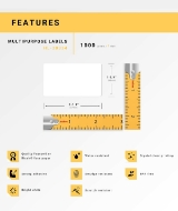 Picture of Dymo - 30334 Multipurpose Labels (20 Rolls - Best Value)