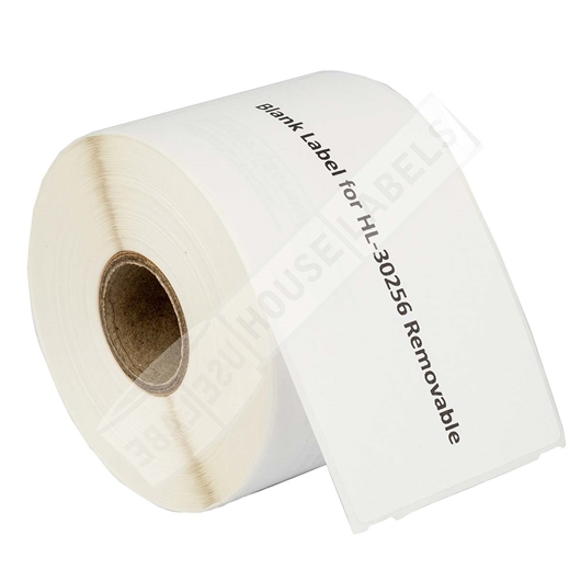 Blank labels : Self adhesive PP synthetic on roll (100 x 100 mm)