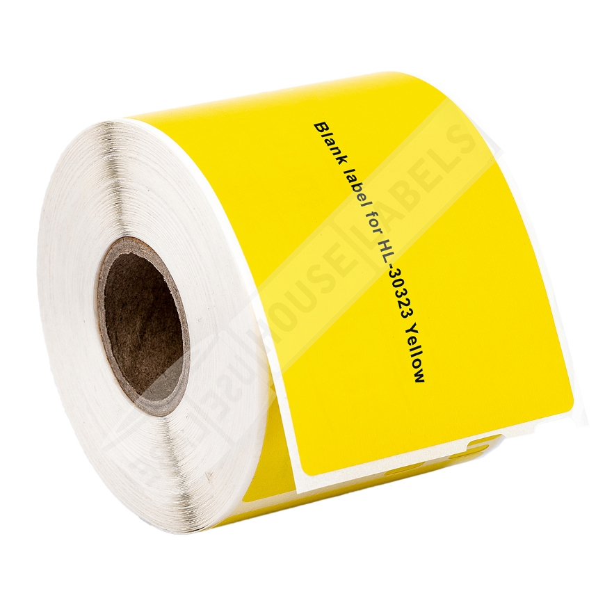 2-1/8 X 4 Small Shipping Labels - DYMO 400/450 Series Printer Labels -  30323 Comparable - 220 Labels/Roll- Pantone Yellow, LD-30323-Y