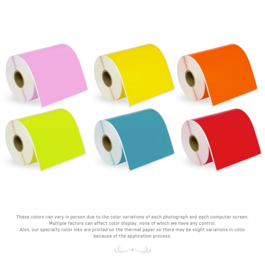 Picture of Dymo - 1744907 Color Combo Pack (14 Rolls - Your Choice - Yellow, Green, Blue, Orange, Red) with Best Value