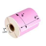 Picture of Zebra – 4 x 6 PINK (6 Rolls – Best Value) 