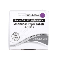 Picture of Brother DK-2205 LAVENDER (12 Rolls – Best Value)