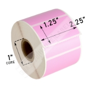 Picture of Zebra - 2.25x1.25 PINK (6 Rolls -  BEST VALUE)