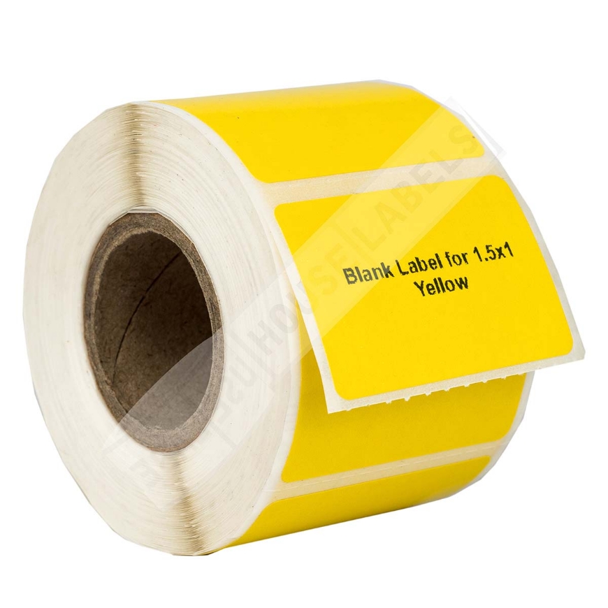 Picture of Zebra – 1.5 x 1 YELLOW (6 Rolls – Best Value)