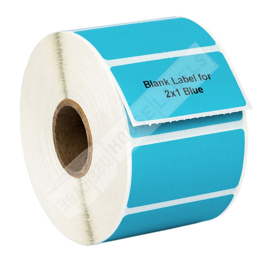 Picture of Zebra – 2 x 1 BLUE (6 Rolls – Best Value)