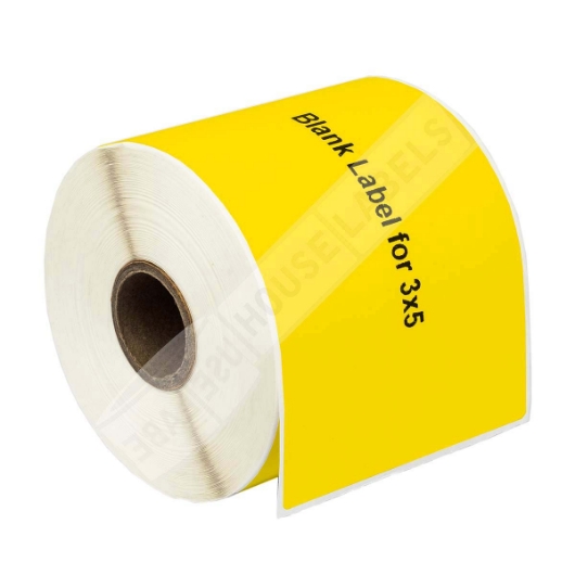 Picture of Zebra – 3 x 5 YELLOW (6 Rolls – Best Value)