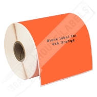 Picture of Zebra – 4 x 6 ORANGE (4 Rolls – Best Value)