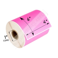 Picture of Zebra – 4 x 6 PINK (4 Rolls – Best Value) 