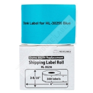 Picture of Dymo - 30256 BLUE Shipping Labels (12 Rolls – Best Value)