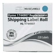 Picture of Dymo - 1744907 BLUE Shipping Labels (4 Rolls - Best Value)