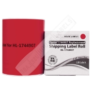 Picture of Dymo - 1744907 RED Shipping Labels