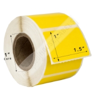 Picture of Zebra – 1.5 x 1 YELLOW (6 Rolls – Best Value)