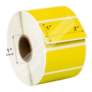 Picture of Zebra – 2 x 1 YELLOW (6 Rolls – Best Value)