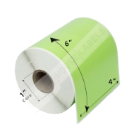 Picture of Zebra – 4 x 6 GREEN (4 Rolls – Best Value)