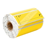 Picture of Zebra - 3x1 YELLOW (6 Rolls - Best Value)