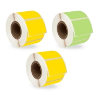 Picture of Zebra – 1.5 x 1 COMBO PACK (Your Choice 6 Rolls –Yellow Green Red White – Best Value)