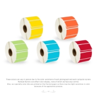 Picture of Zebra – 2 x 1 COMBO PACK (6 Rolls – Your Choice RED, GREEN, YELLOW, BLUE, ORANGE, WHITE – Best Value)