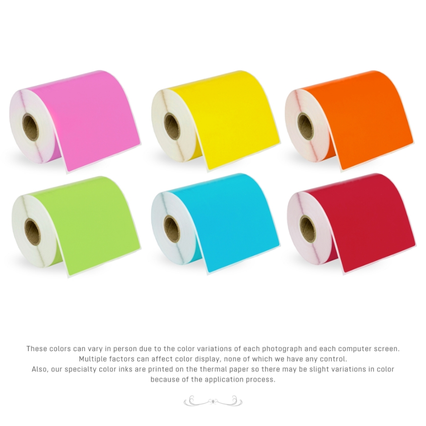 Picture of Dymo - 1744907 Combo Pack (24 Rolls - Your Choice - Yellow, Green, Blue, Orange, Red, Pink) with Best Value