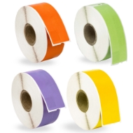 Picture of Dymo - 30252 Color Combo Pack (10 Rolls - Your Choice - Blue, Green, Orange, Pink, Lavender, Red and Yellow) with Best Value