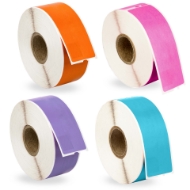 Picture of Dymo - 30252 Color Combo Pack (10 Rolls - Your Choice - Blue, Green, Orange, Pink, Lavender, Red and Yellow) with Best Value